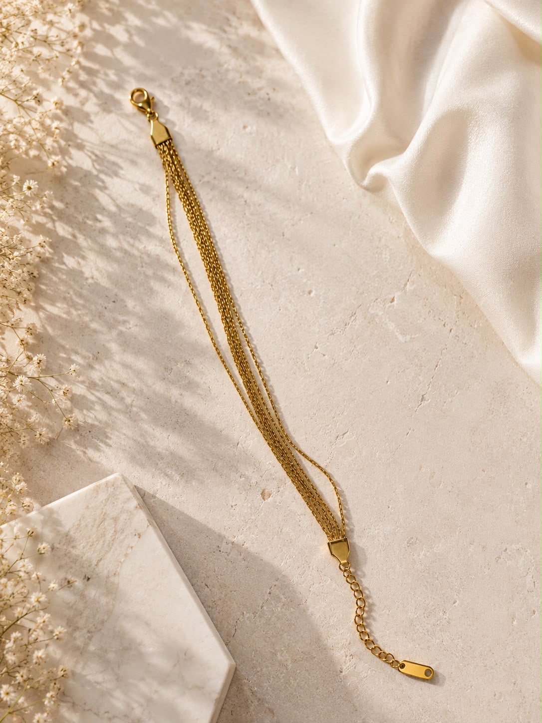 Gilded Multi-Strand Cuff