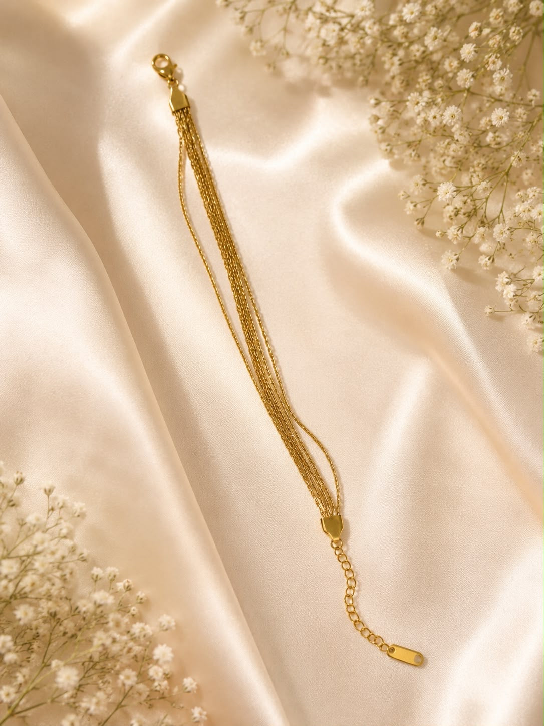 Gilded Multi-Strand Cuff