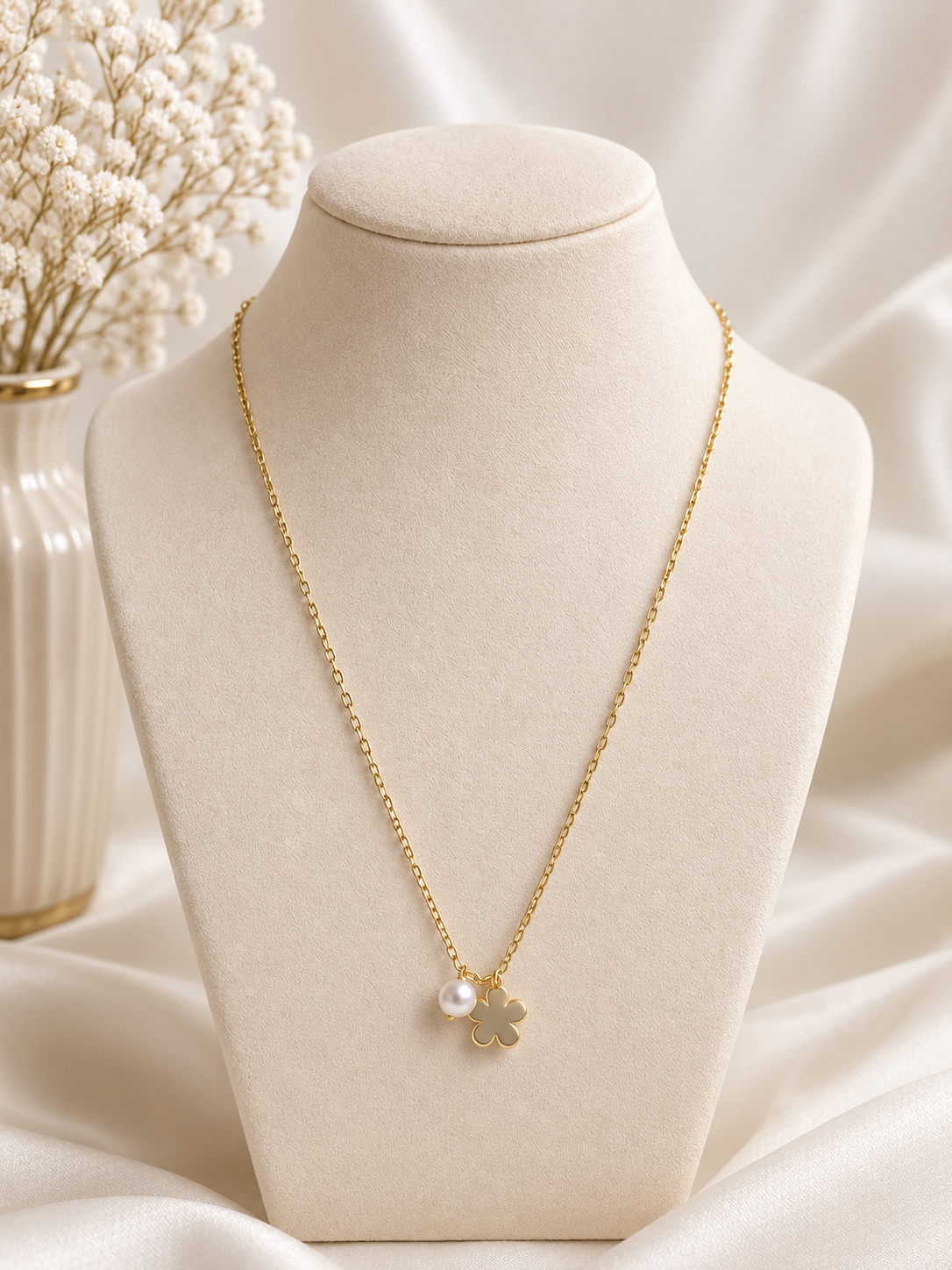 The pearl bloom pendant